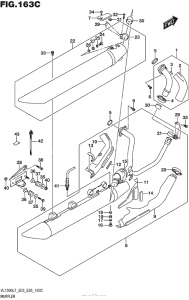 VL1500T Muffler (Vl1500Bl7 E33)