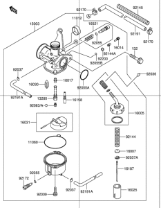 DR-Z110 Carburetor assy