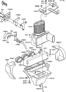 ZG1300 Воздушный фильтр