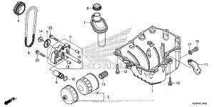 CBR500R (ABS) Oil Pan + Oil Pump