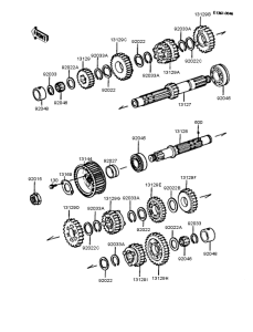 Z250 Трансмиссия