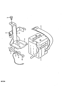 GP125 Аккумулятор