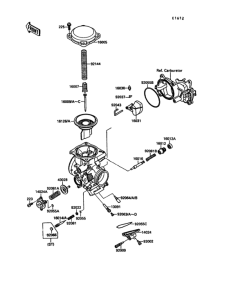 VN1500 Carburetor parts(1 / 2)