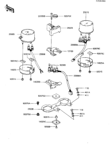 KZ1000 Спидометр