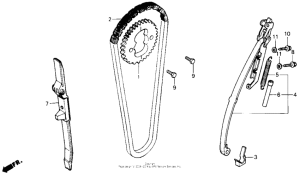 CMX450 Цепь ГРМ