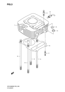 DR125 Цилиндр