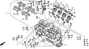  Головка цилиндров