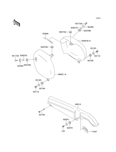 BJ250 Боковые обтекатели