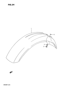 DR250 Переднее крыло
