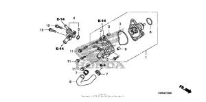 PCX125 Водяной насос