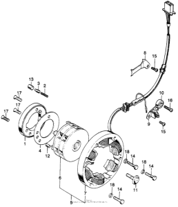 CL175 Alternator + neutral switch