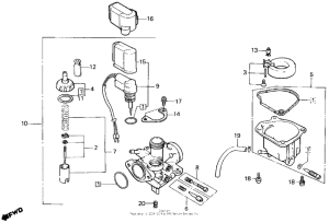 NQ50 Карбюратор