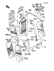 KMX125 Радиатор