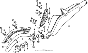 CT125 Глушитель