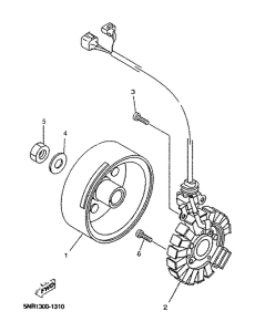 YP125D Генератор