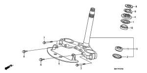 XL1000V (ABS) Траверса нижняя