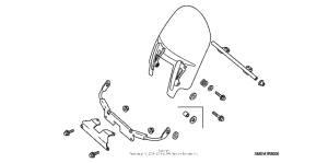 VTX1300C Custom windshield