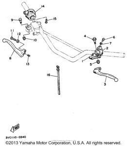 RT180A Handle switch - lever
