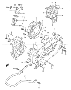 TR50 Картер двигателя