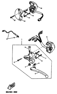 YH50 Interruptor  manillar&palanc