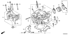  Головка цилиндров