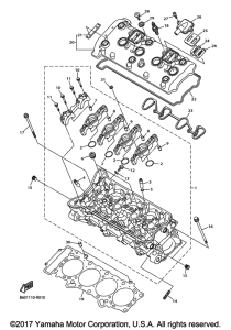 YZF-R1 Головка цилиндров