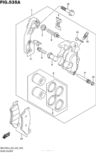 RM-Z450 Передние тормоза