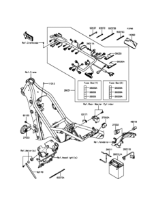KLX250 車体電装品