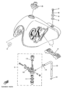 DT50LC Топливный бак