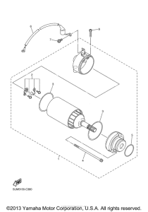 WR250FY Стартер