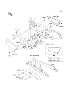 BJ250 Боковые обтекатели