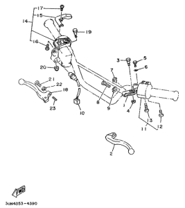 DT50LC Handle switch. lever