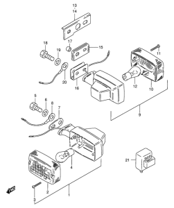 GS125 Поворотники