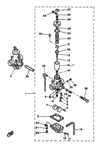 RD350LC Карбюратор