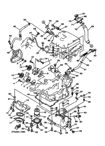 TDM850 Масляная помпа в сборе