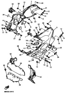 GTS1000A GTS1000AF Cowling comp