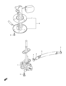 XF650 Топливный кран