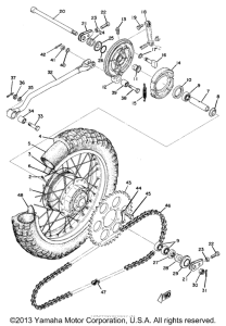 MX250A Переднее колесо