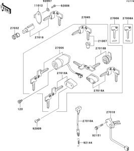  Замок зажигания
