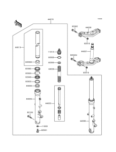 ZG1000 Вилка передней оси
