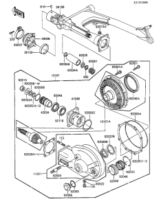 KZ1100 Drive shaft / final gears