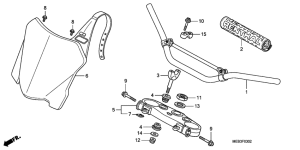  Handle pipe / top bridge