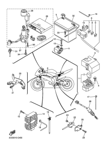 YZF-R6R Электрические детали