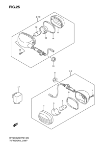 DR125 Поворотники