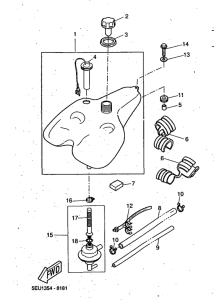 YH50 Топливный бак