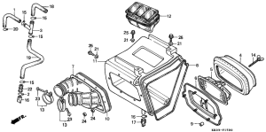 XR200R Воздухоочиститель