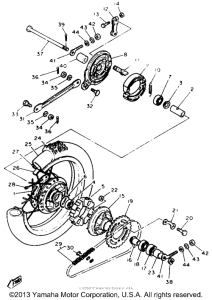 PW80F Переднее колесо