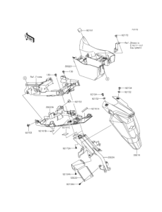 EX400 Задний бампер
