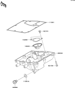 EX650 Маслянный поддон