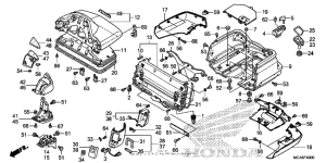 GL1800 (ABS) Кофр задний